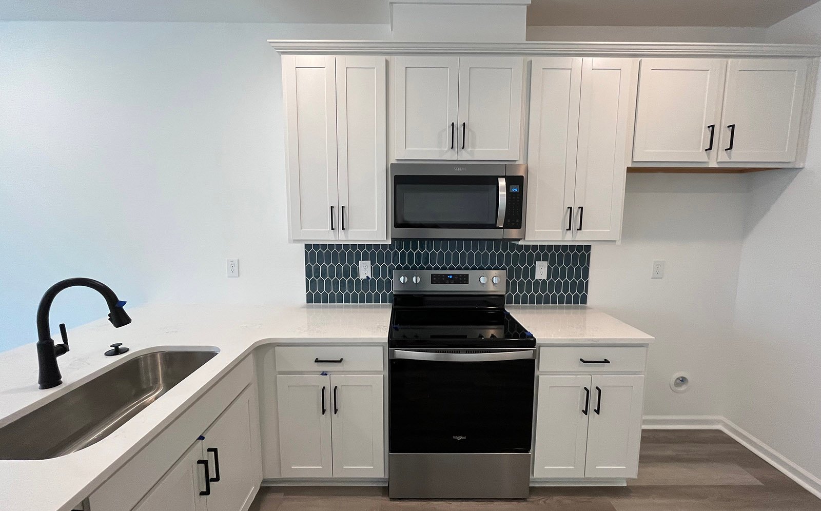 The kitchen of the Morgan at Wendell Falls on homesite 2538.