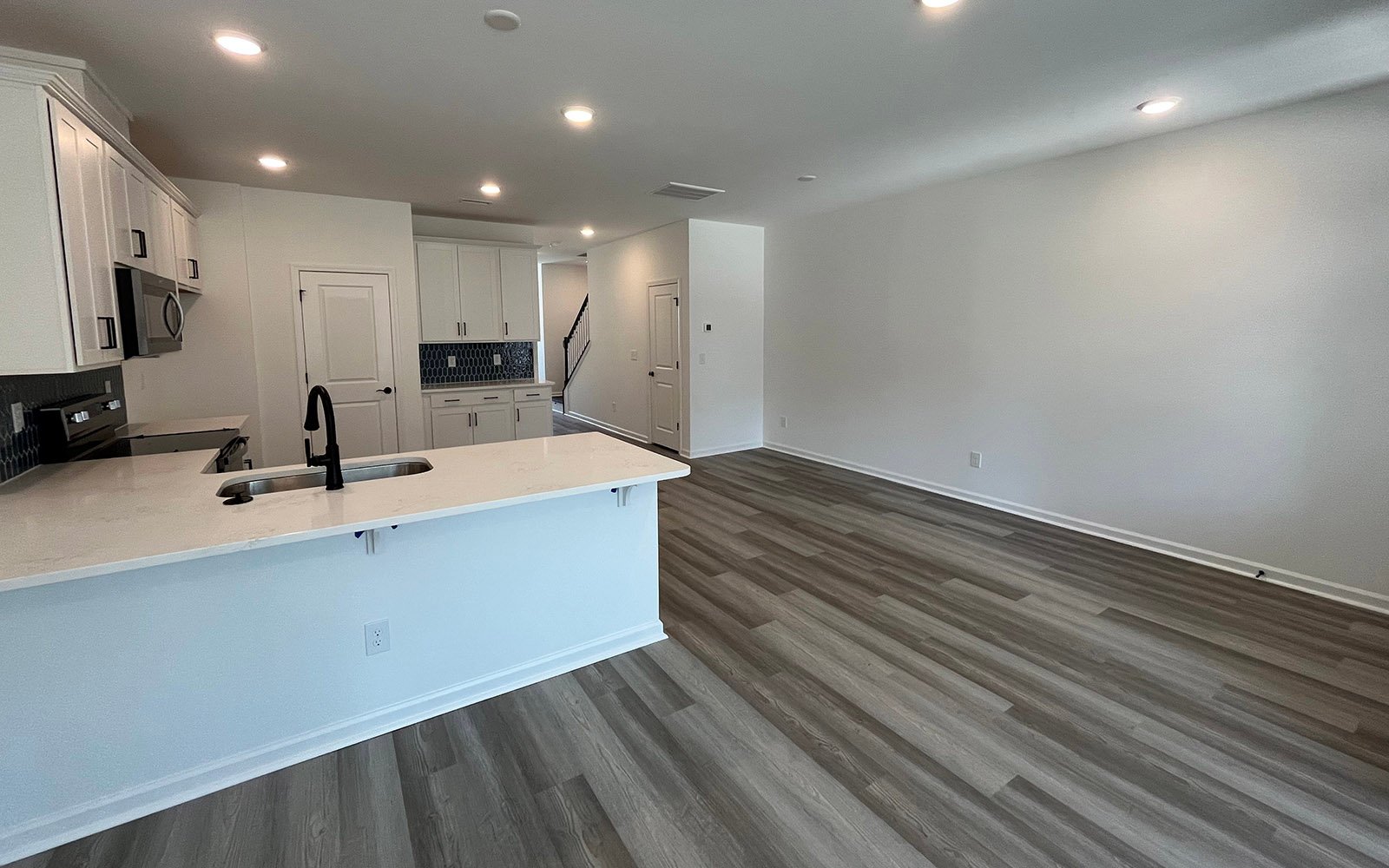 The kitchen of the Morgan at Wendell Falls on homesite 2538.