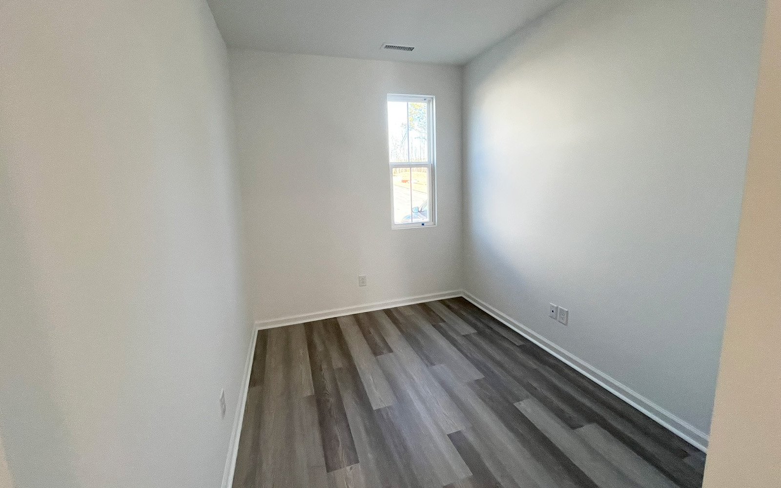 The den in the Lennox on homesite 2554 by Brookfield Residential at Wendell Falls.