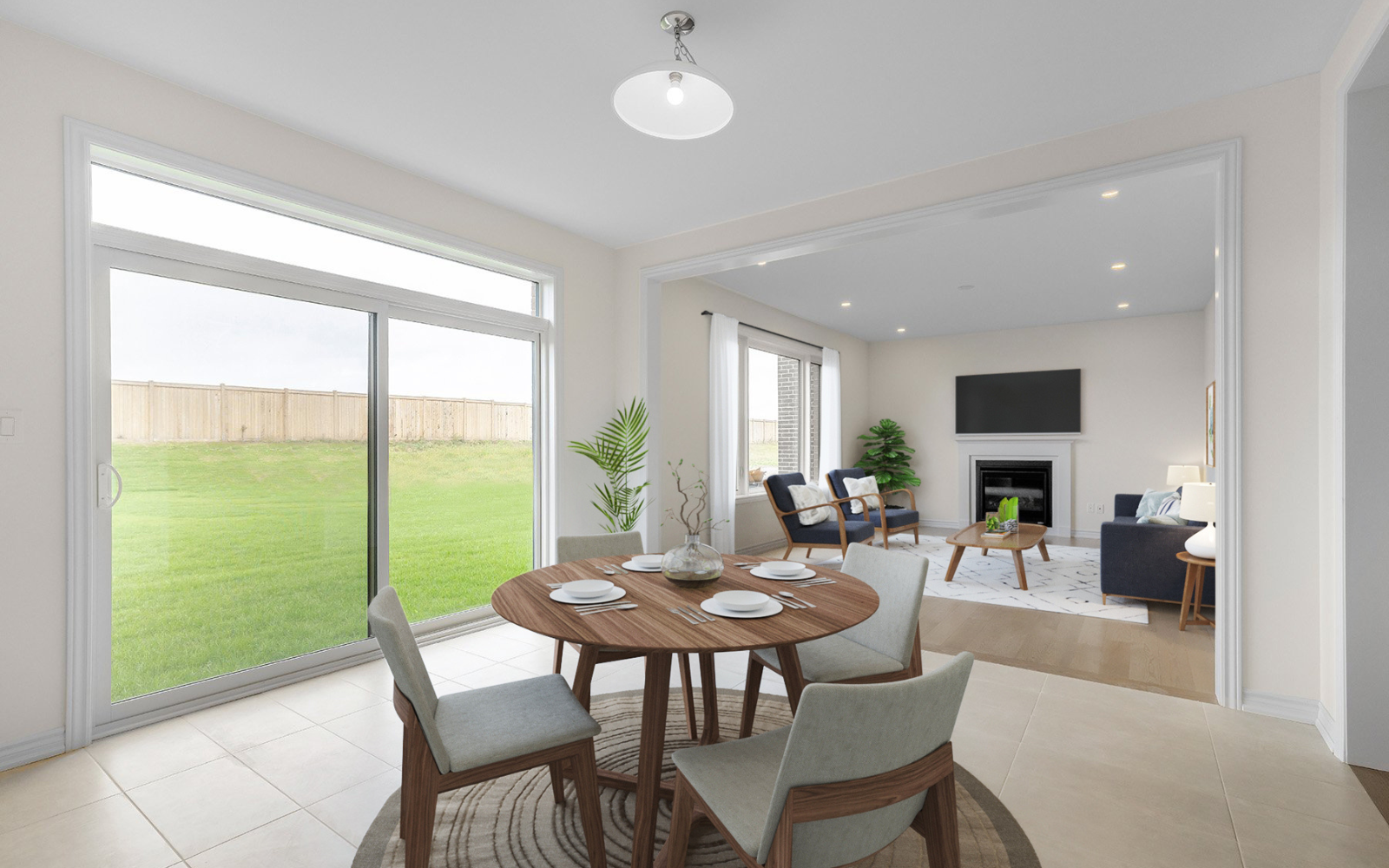 Photo of Breakfast Room & Family Room in Lot 28 at Heartland in Baxter, Ontario