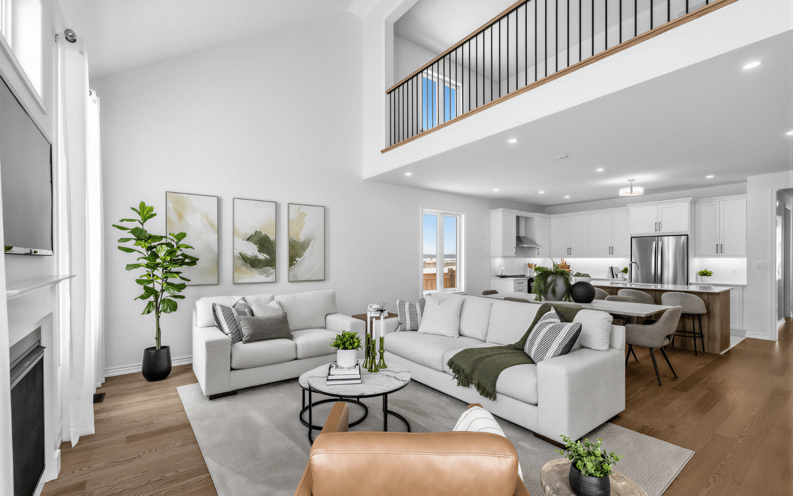 Model Home Family Room Photo of Lot 3 at Heartland in Baxter, ON