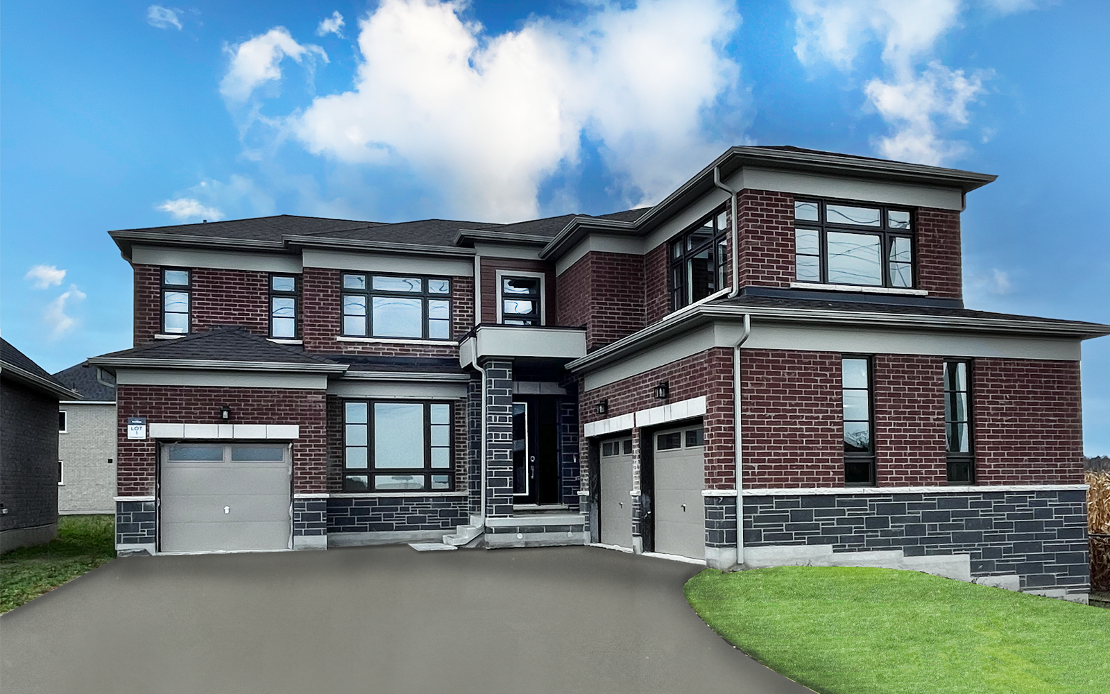 Exterior image of Lot 1 at Heartland in Baxter, Ontario