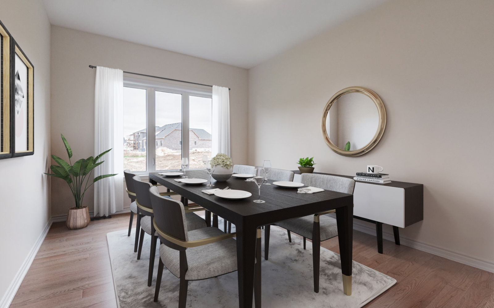 Dining Room in Lot 118 at Heartland in Baxter, Ontario