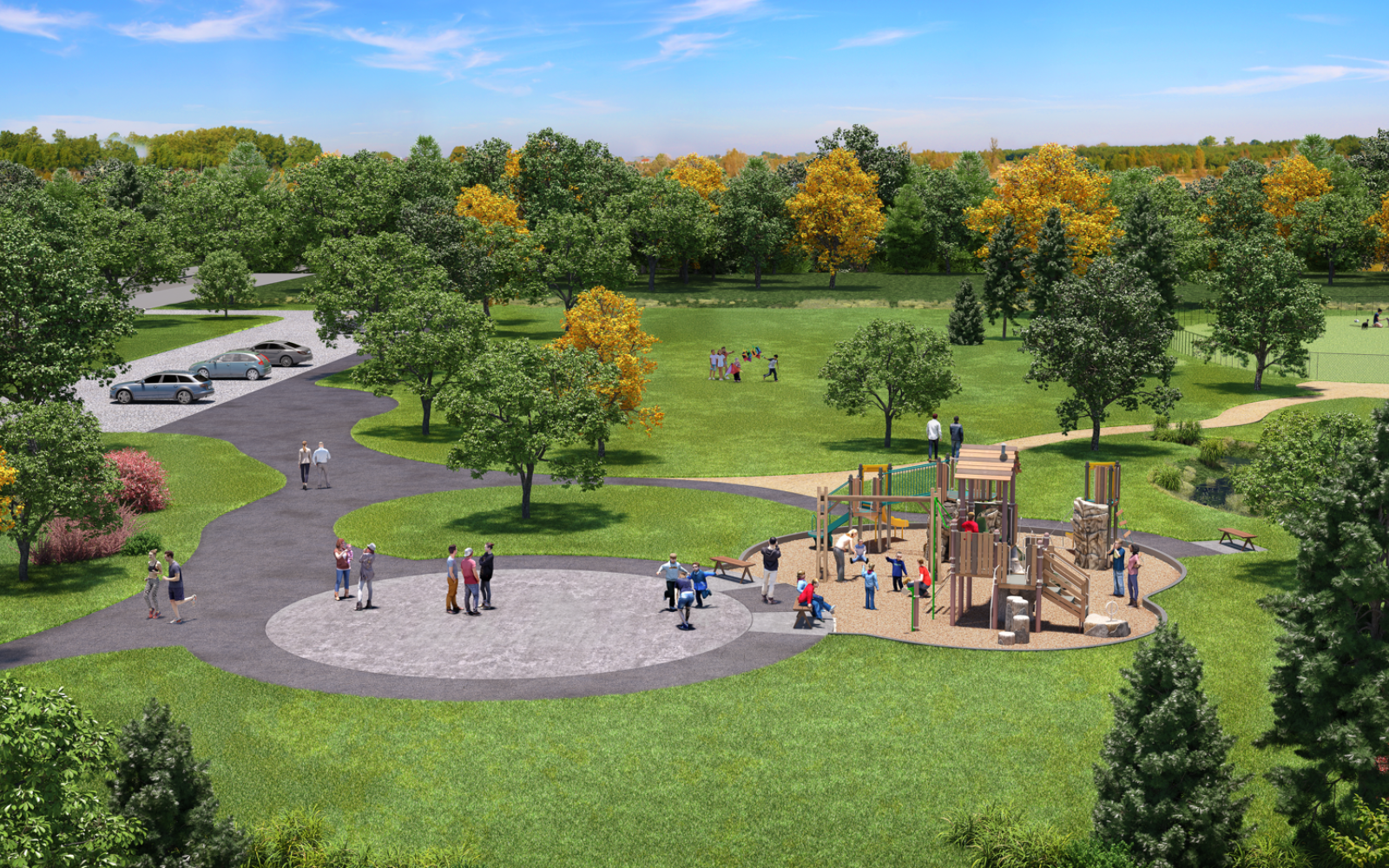 Artist's rendering of future Heartland Park