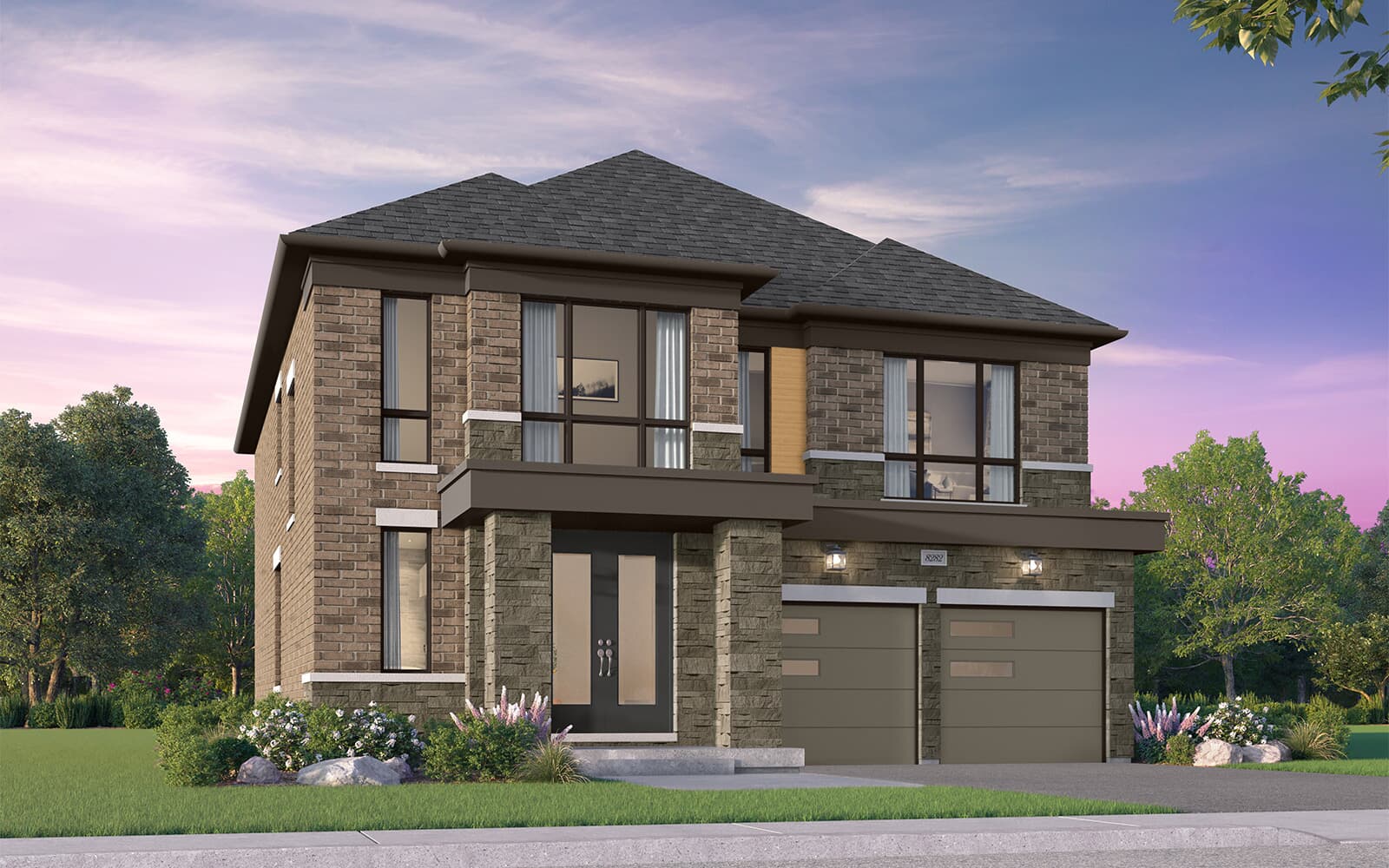 44' Home Design Secord Style C at Midhurst Valley in Midhurst, Ontario.