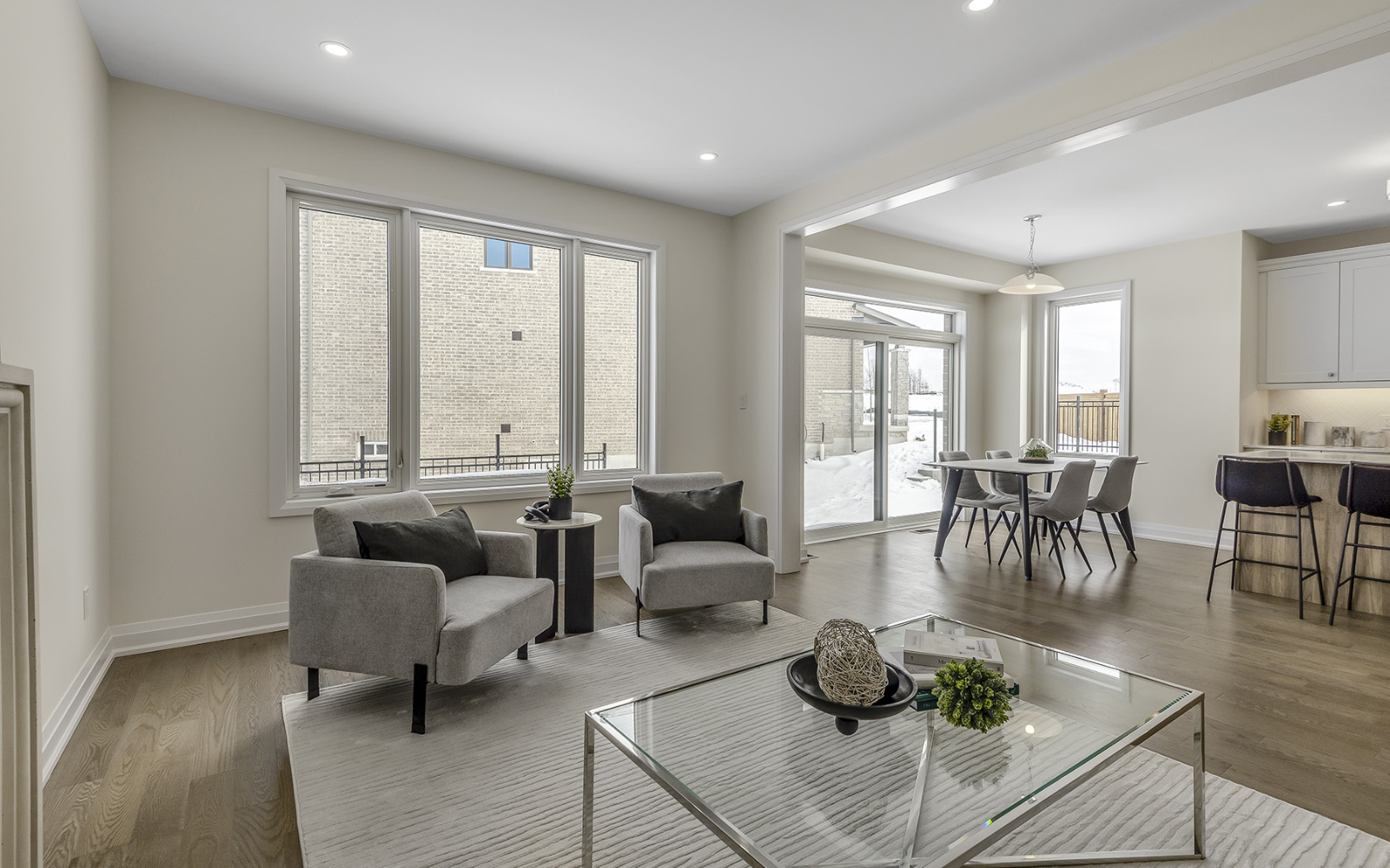 Photo of the Family Room and Kitchen at Lot 156 in Midhurst Valley