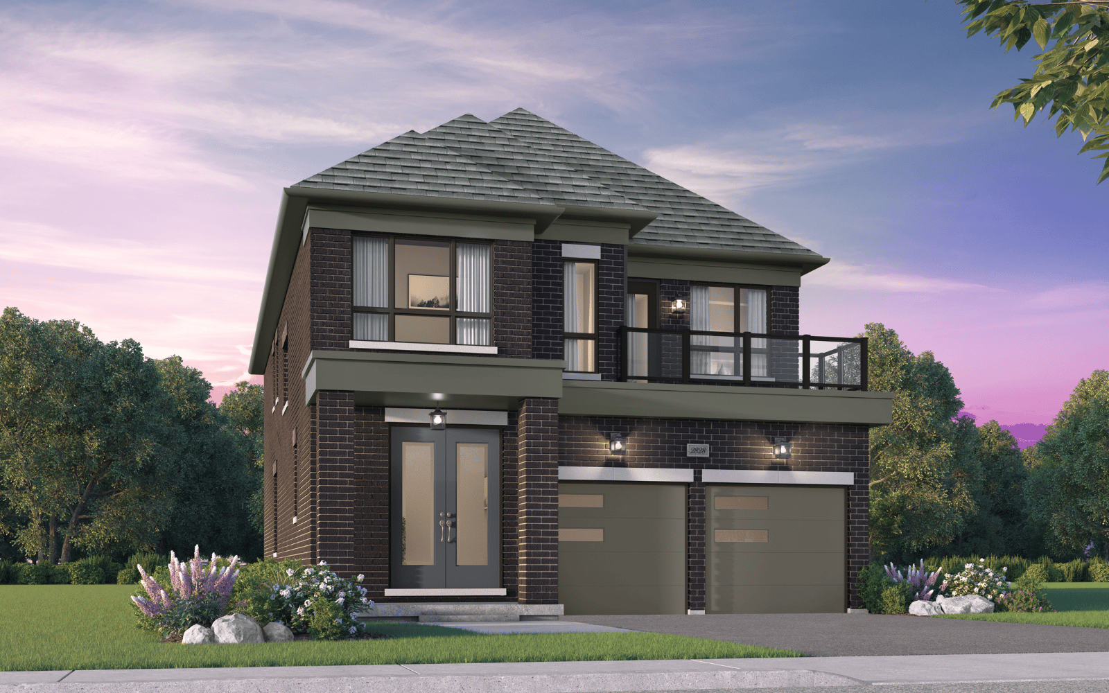 36' Home Design Chorley Style C at Midhurst Valley in Midhurst, Ontario.