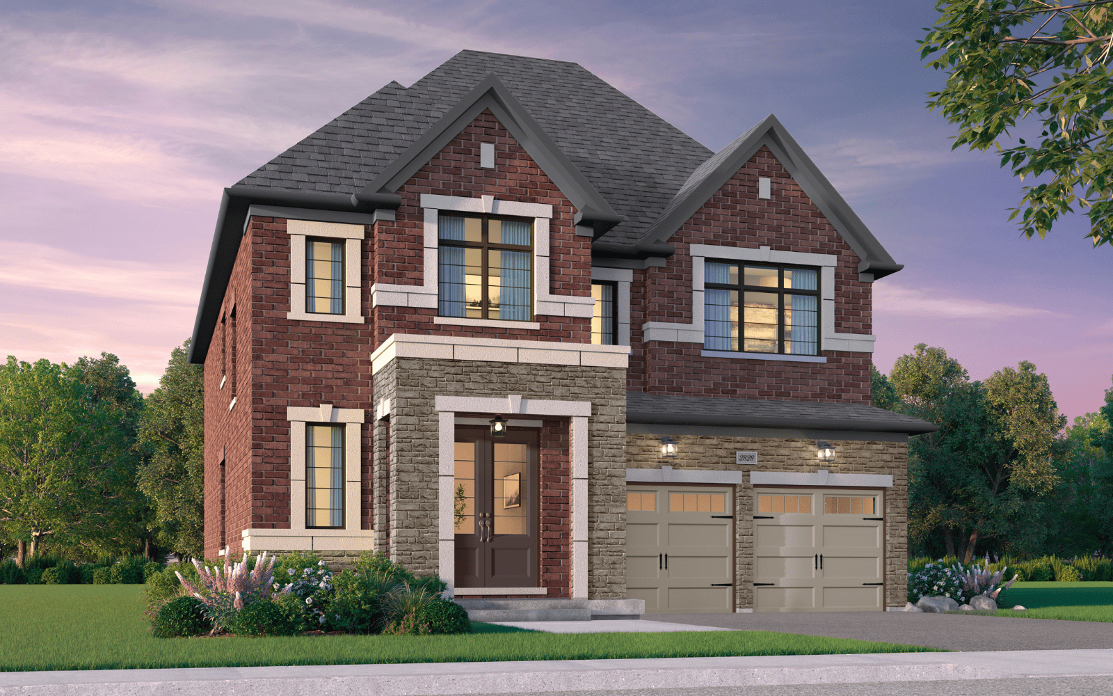 44' Home Design Secord Style B at Midhurst Valley in Midhurst, Ontario.