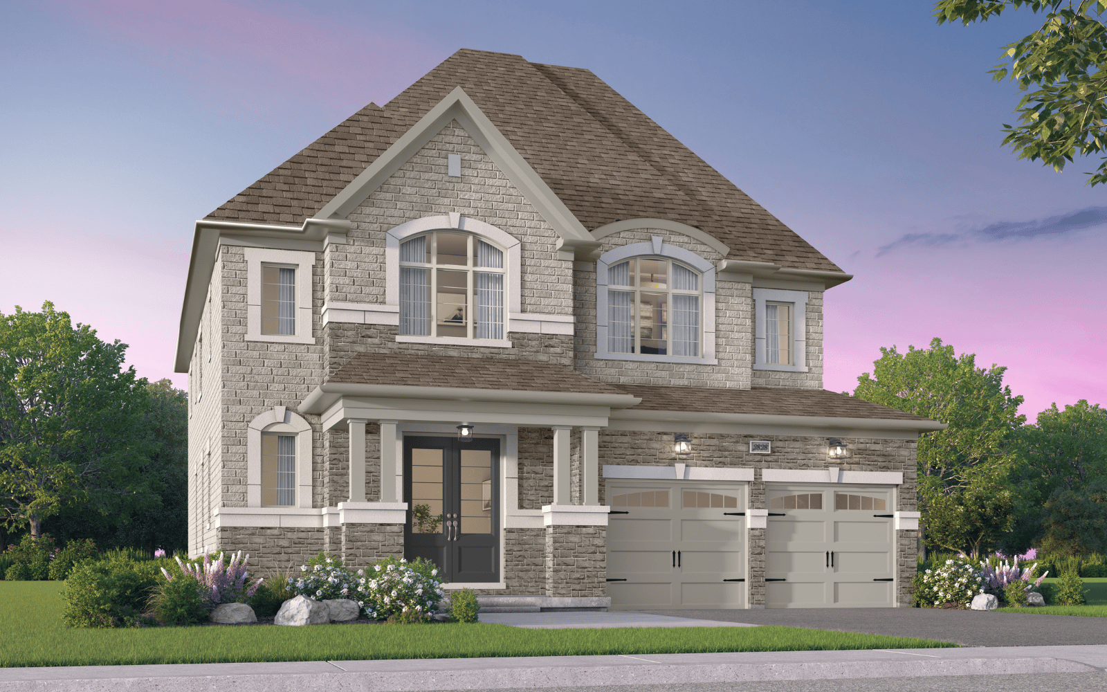 44' Home Design Hickling Style B at Midhurst Valley in Midhurst, Ontario.