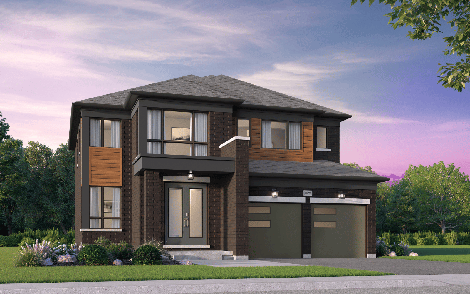 44' Home Design Avon Style C at Midhurst Valley in Midhurst, Ontario.