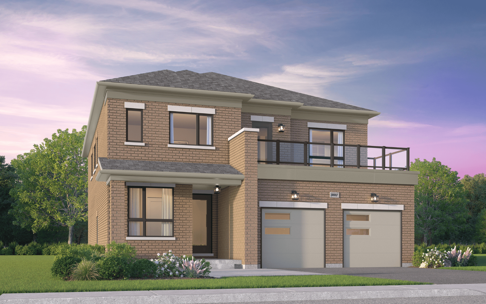 44' Home Design Hawkridge Style C at Midhurst Valley in Midhurst, Ontario.
