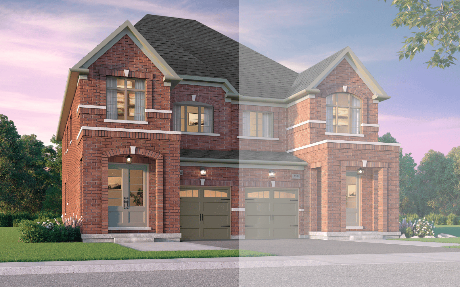 Semi Detached Crothers Style B1 at Midhurst Valley in Midhurst, Ontario.