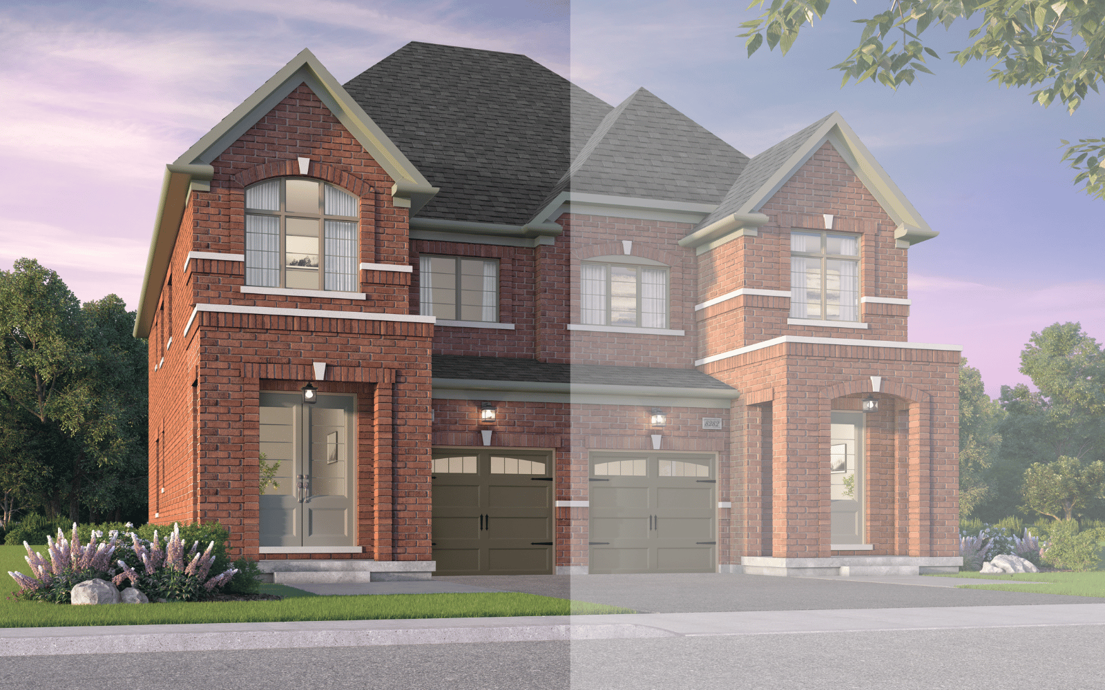 Semi Detached Crothers Style B2 at Midhurst Valley in Midhurst, Ontario.