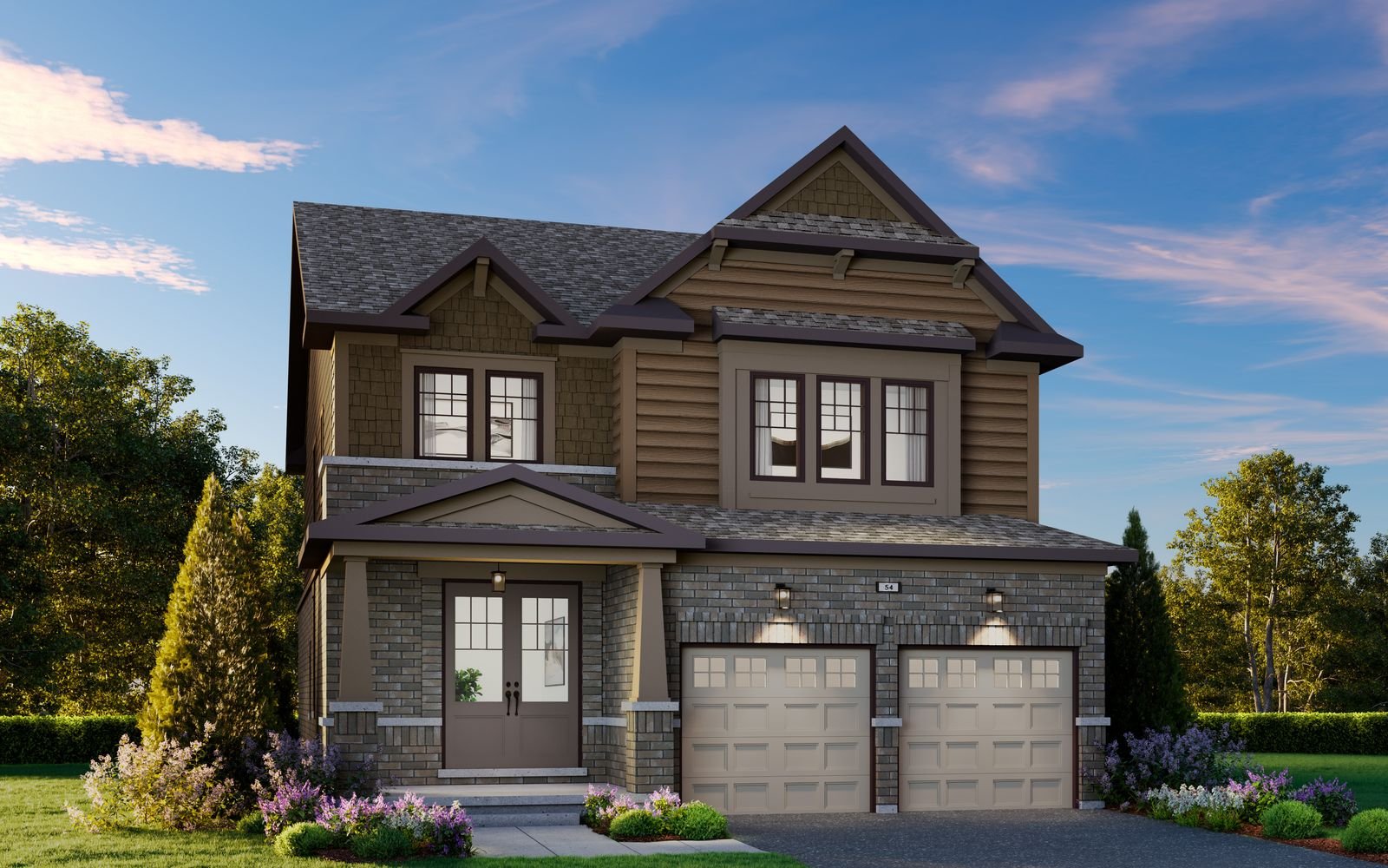 38' Edinburgh Style A at Newbrook in Newcastle, ON. 
