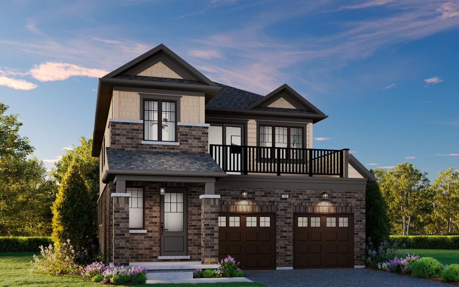 38' Aberdeen Style A at Newbrook in Newcastle, ON. 