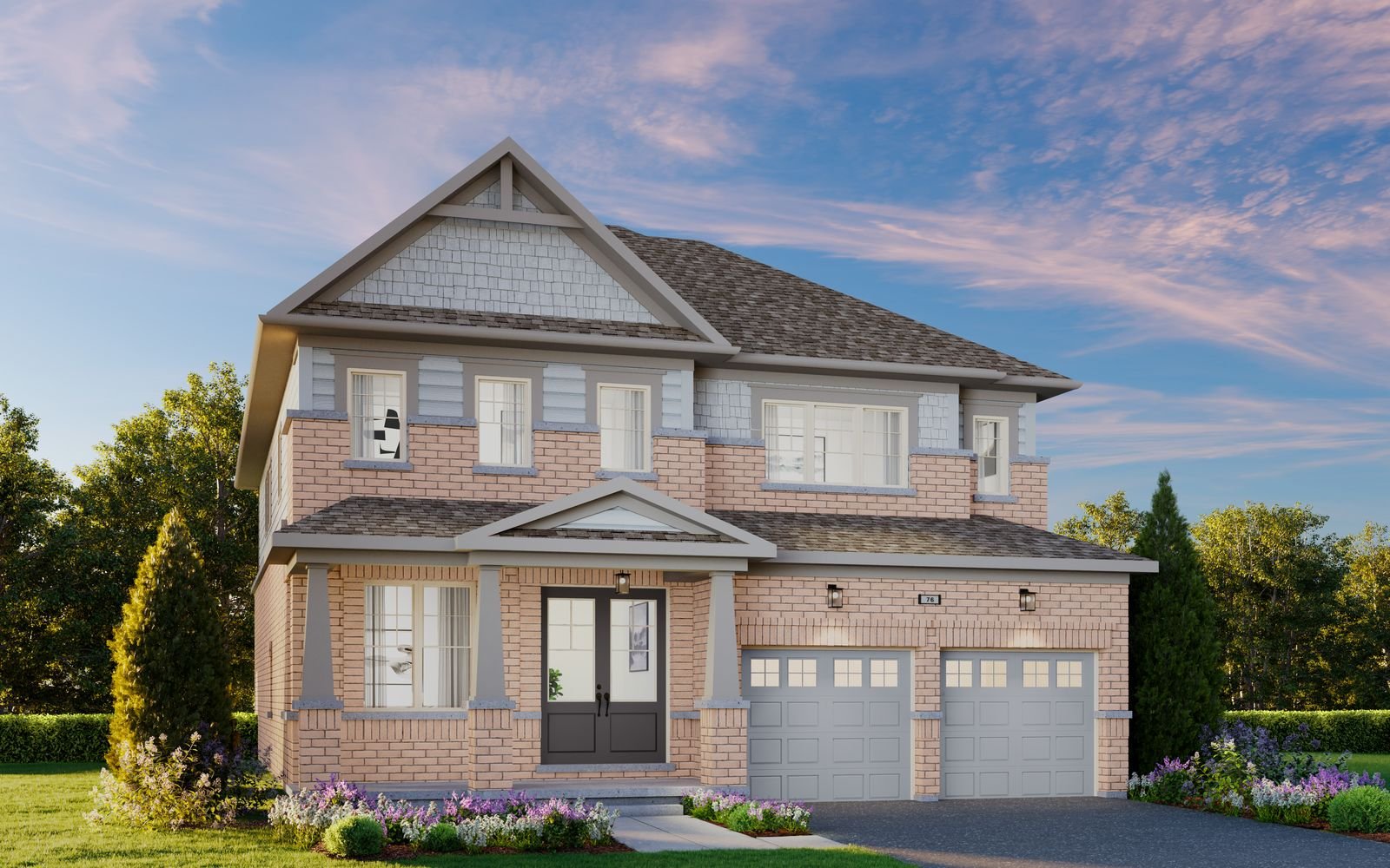 43' Hampton Style A at Newbrook in Newcastle, ON. 