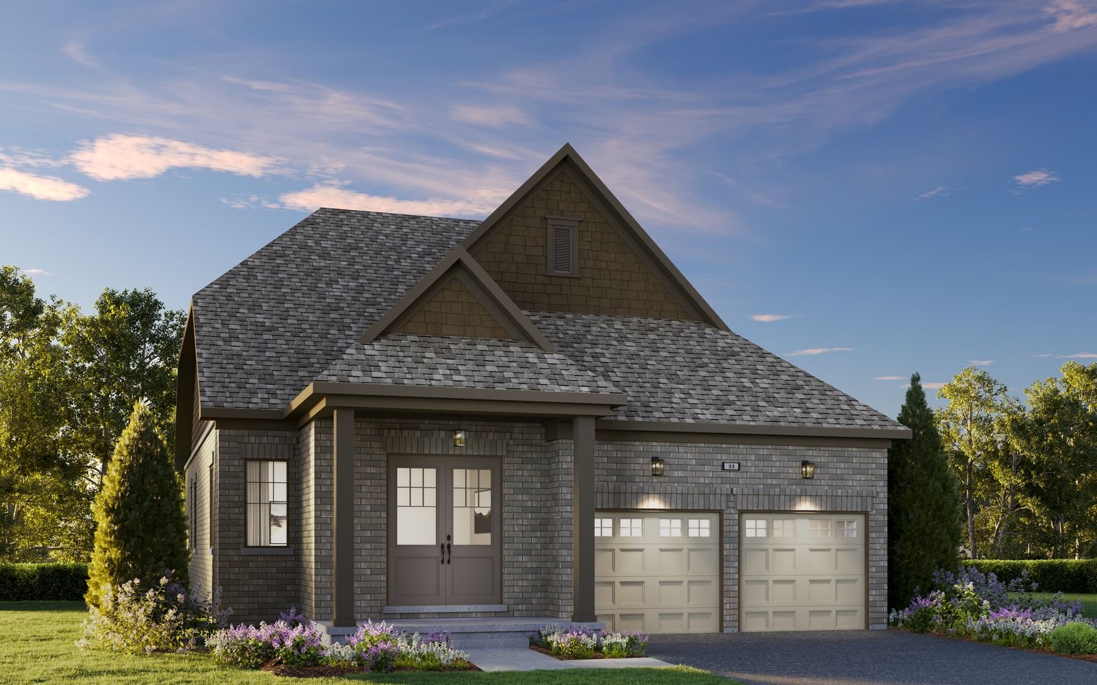 43' Somerset Style A at Newbrook in Newcastle, ON. 