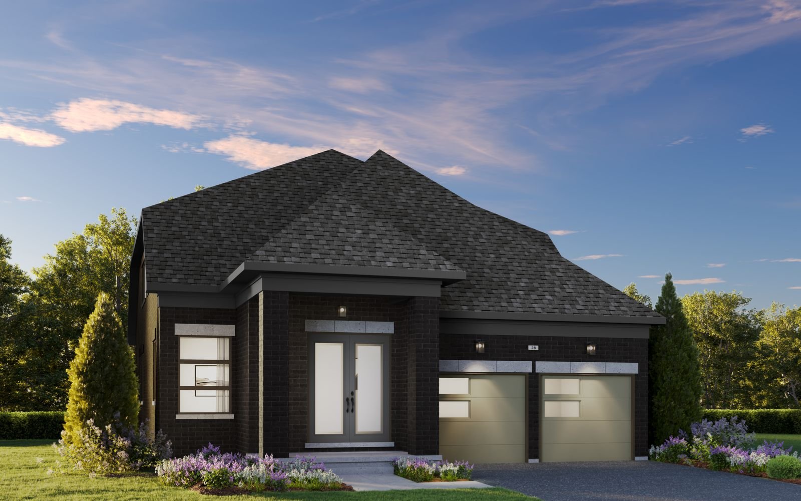 43' Somerset Style D at Newbrook in Newcastle, ON. 