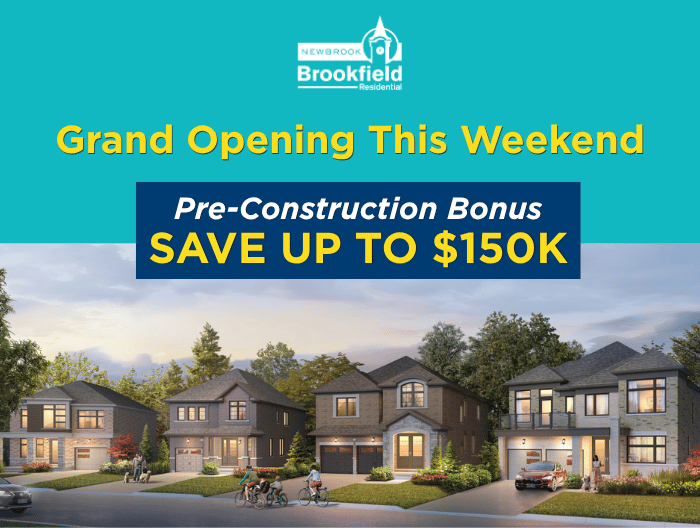 Grand Opening at Newbrook Plus Pre-Construction Bonus
