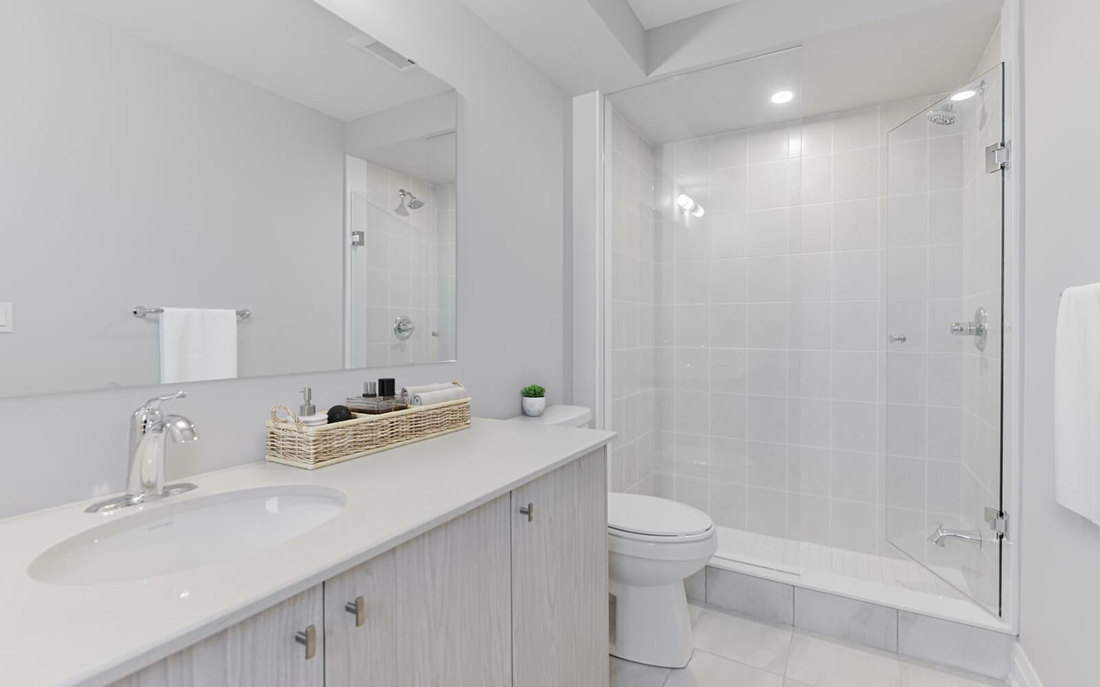 Primary Ensuite in Block 55 Unit 2 at New Seaton in Pickering, Ontario.