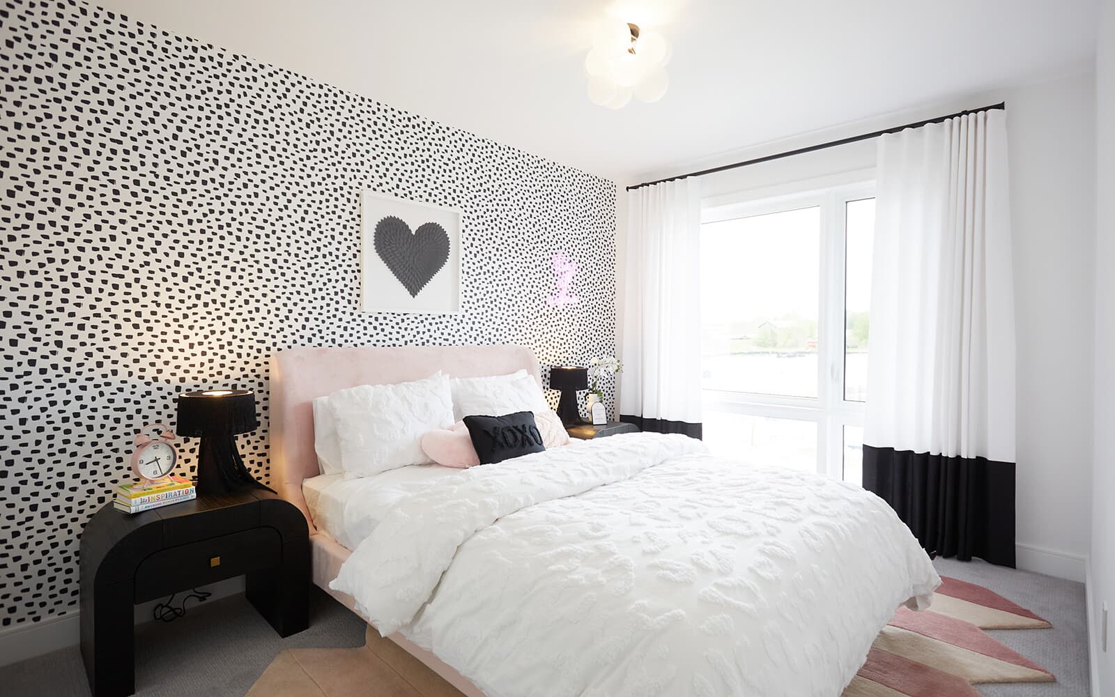 Bedroom 3 in the Glendale Model Home at New Seaton in Pickering, Ontario.