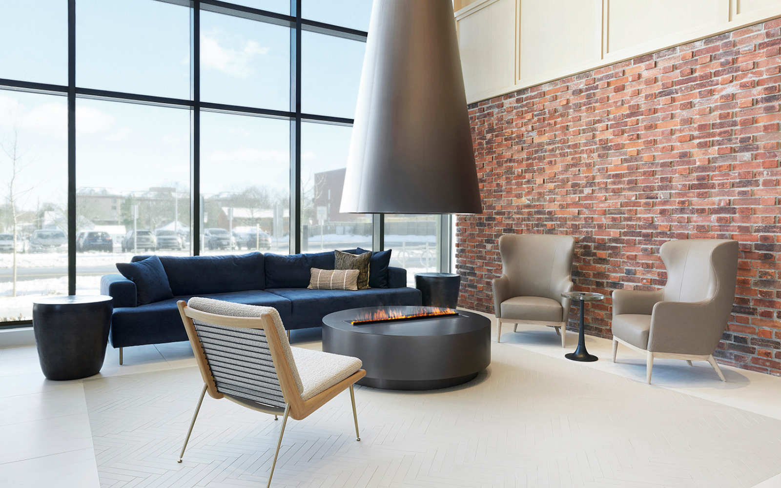 Photo of the Lobby at Station No. 3 in Whitby, ON