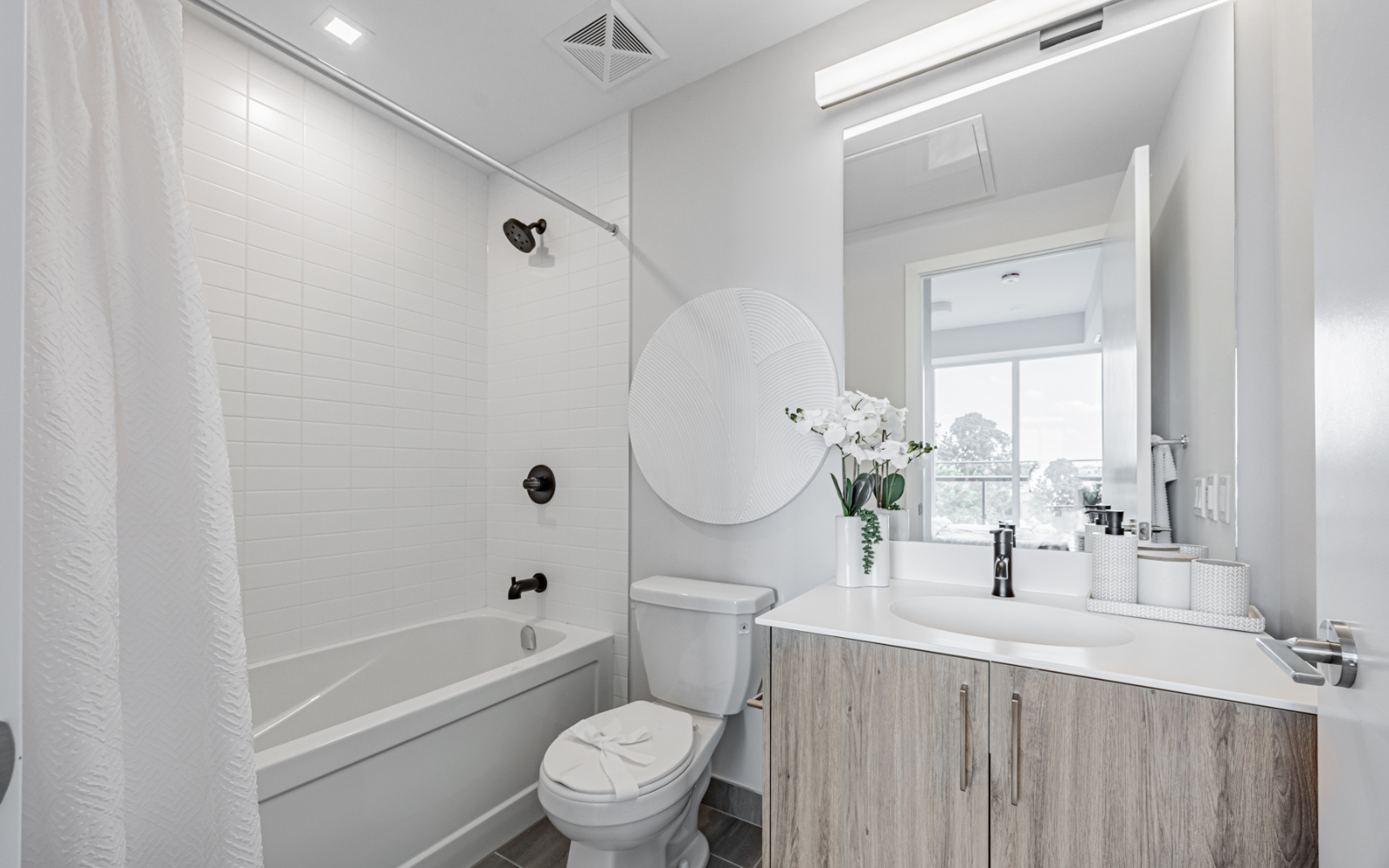 Bathroom for Suite 212 at Station No. 3