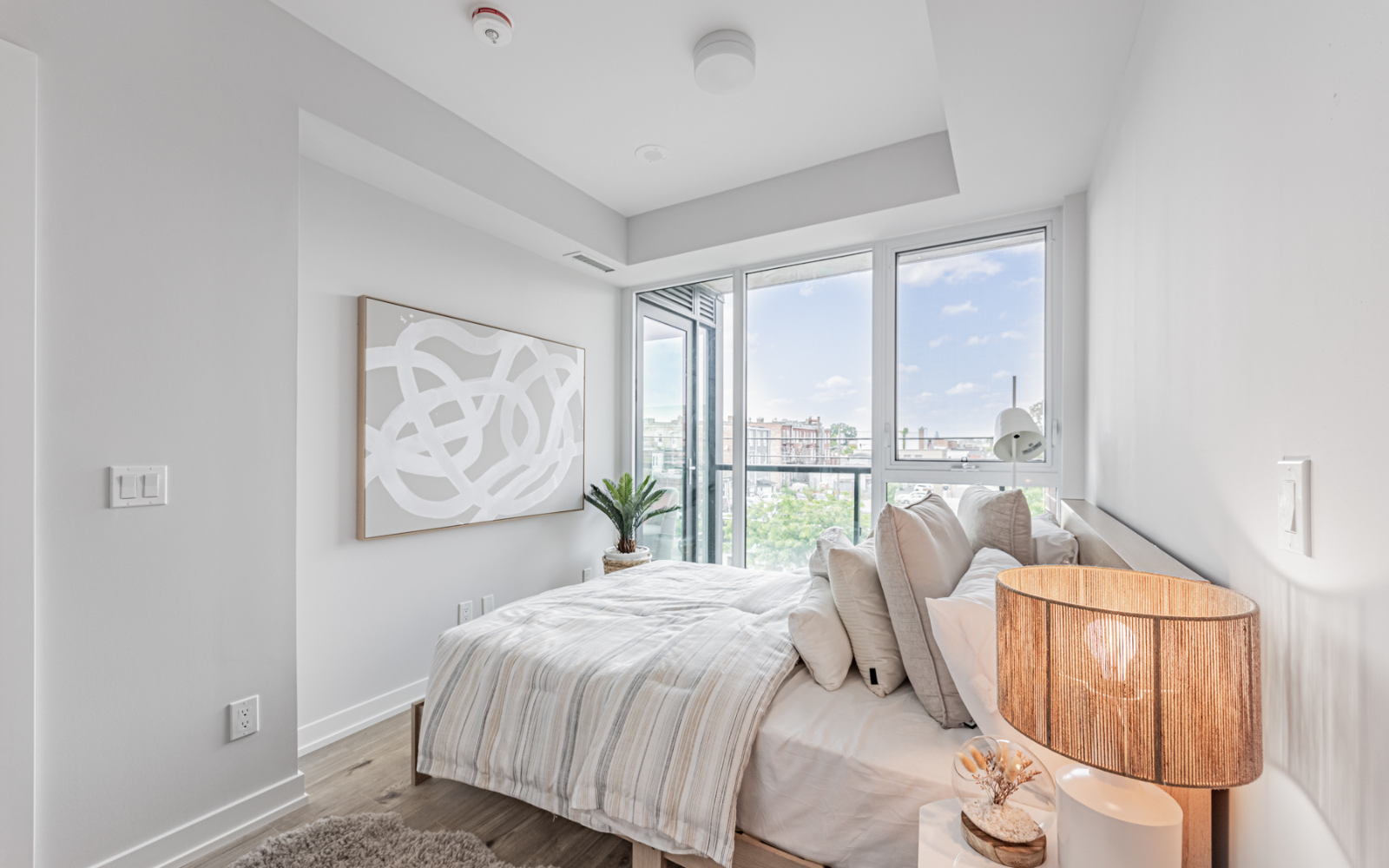 Bedroom for Suite 212 at Station No. 3