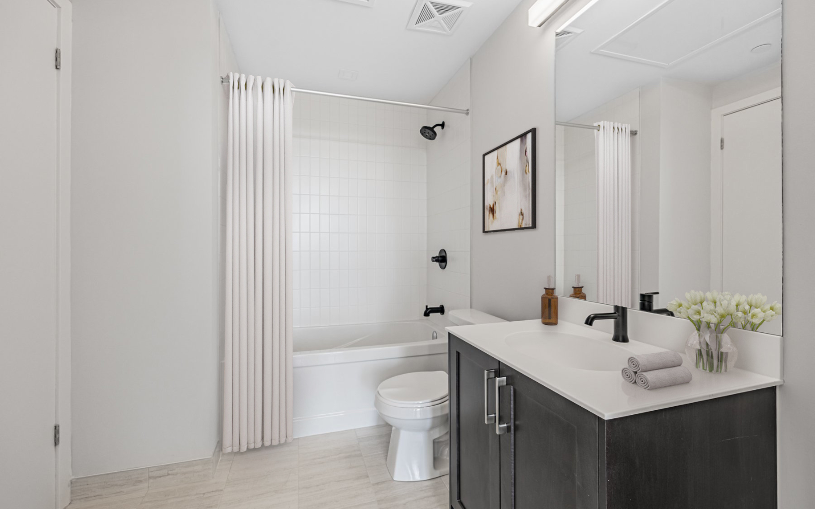 Bathroom for Suite 416 at Station No. 3 Whitby