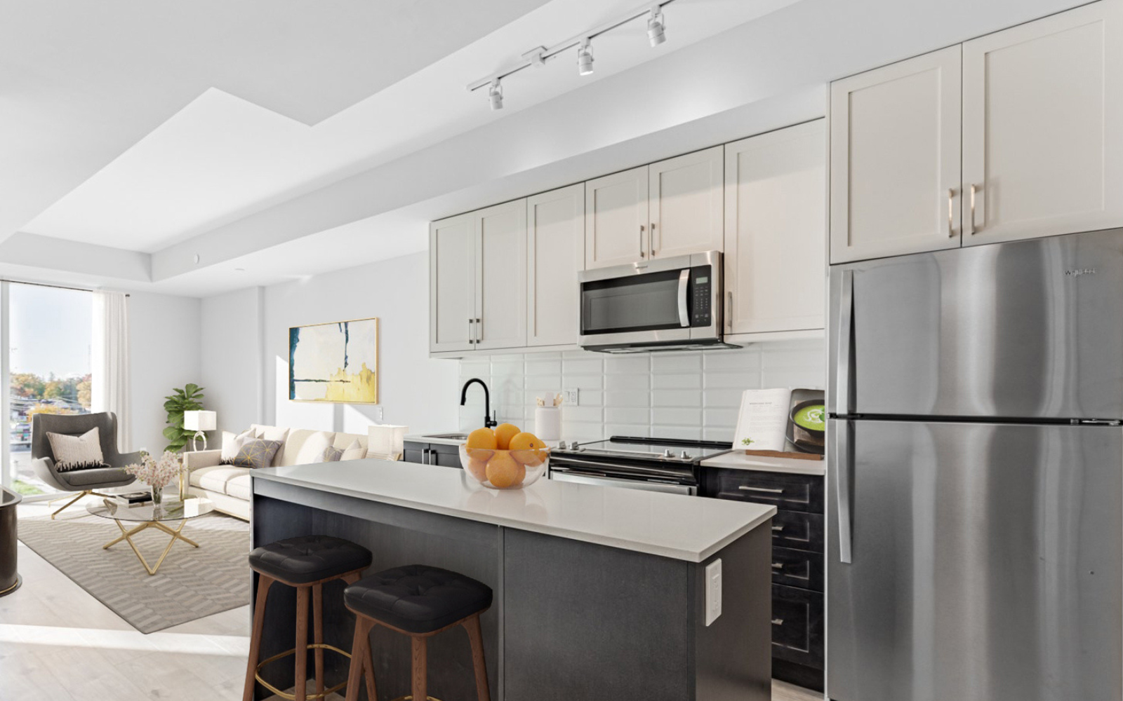 Kitchen for Suite 416 at Station No. 3 Whitby