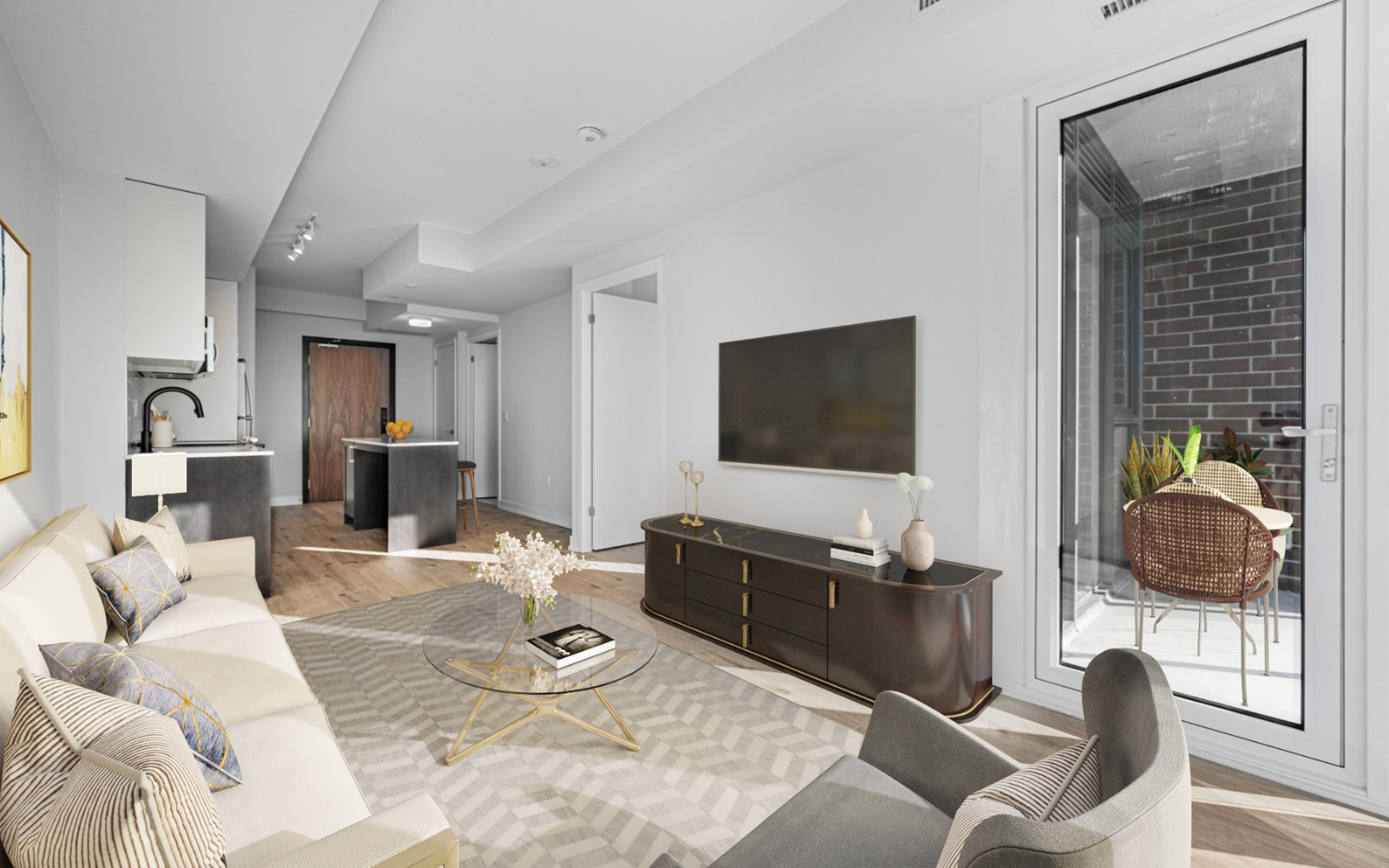 Living for Suite 416 at Station No. 3 Whitby