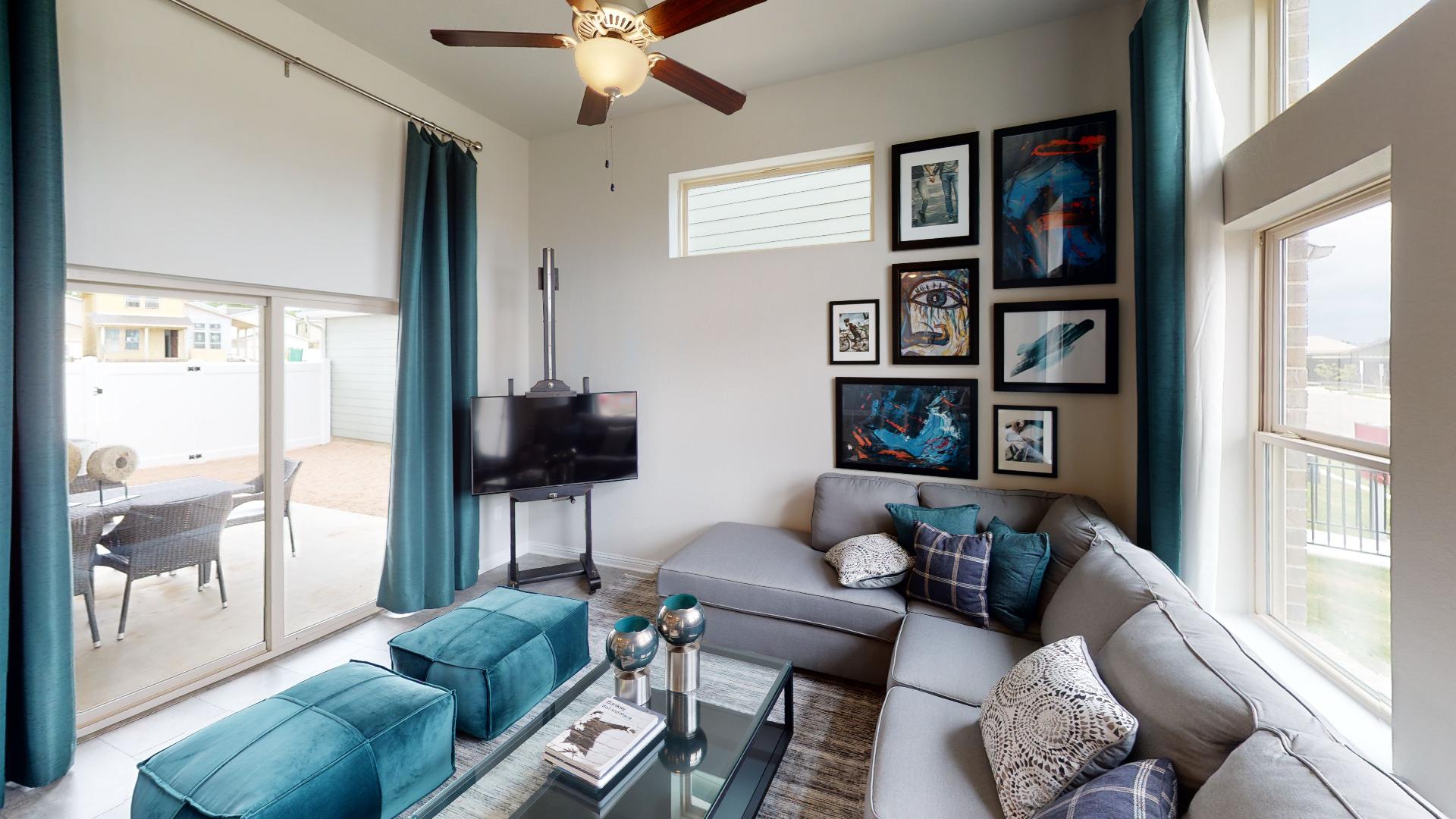 Easton Park Georgetown Living Room