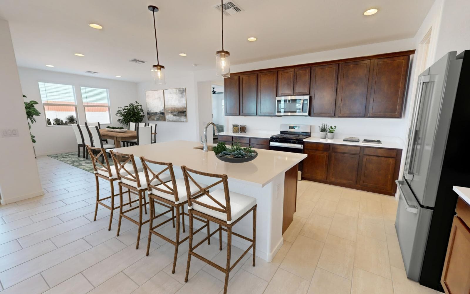 Kitchen at Agave plan in Blossom Rock