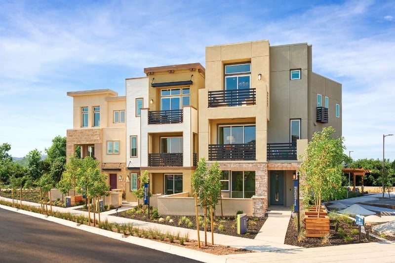 Street Scene | Huntington at Boulevard in Dublin, CA | Brookfield Residential