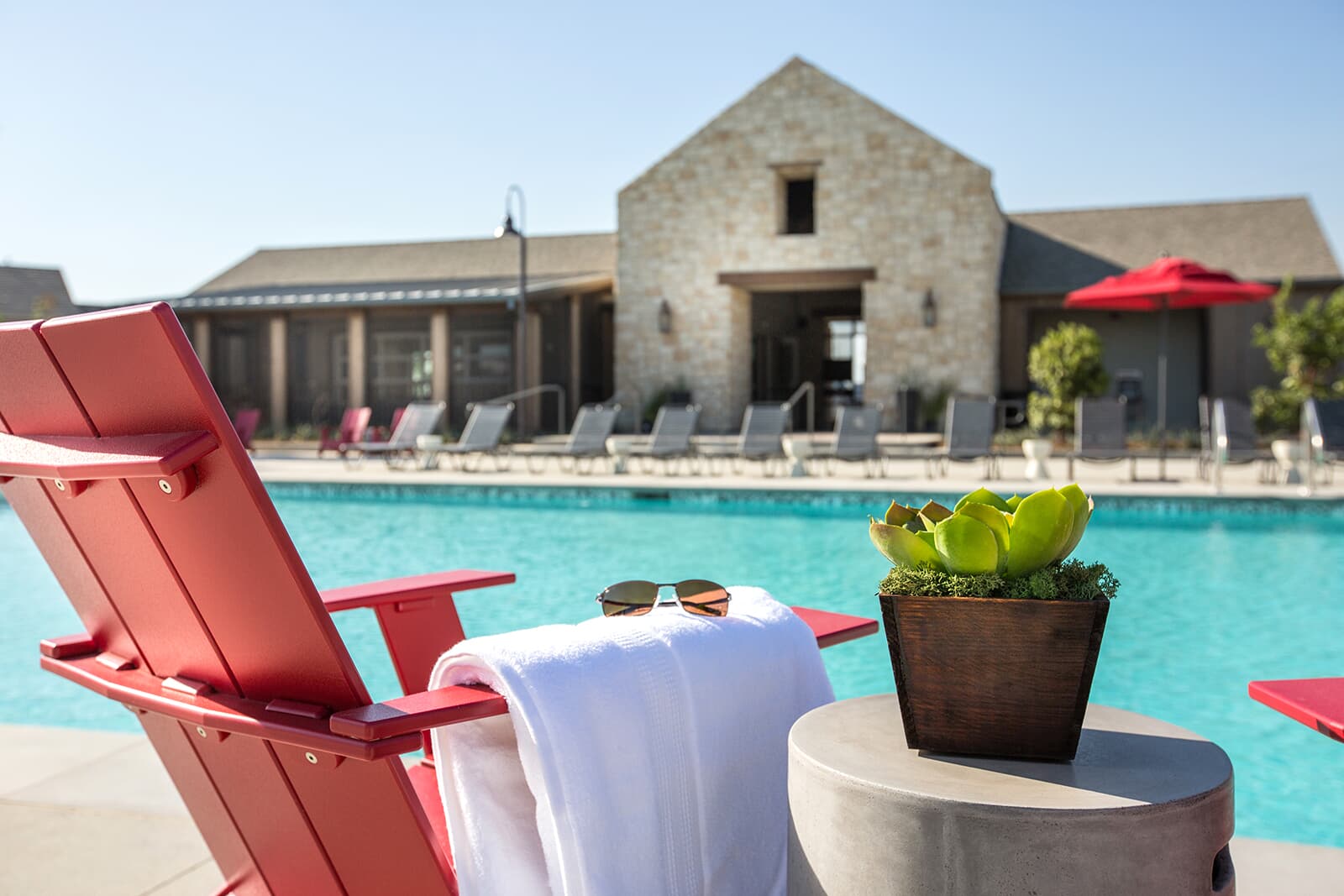 Pool at New Haven in Ontario Ranch CA Brookfield Residential