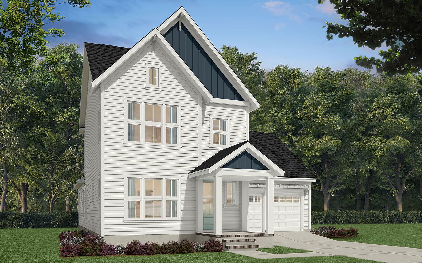 Elevation 2 of the Cordova single family home by Brookfield Residential at Nexton.