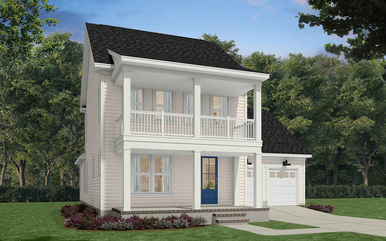 Elevation 4 of the Cordova single family home by Brookfield Residential at Nexton.