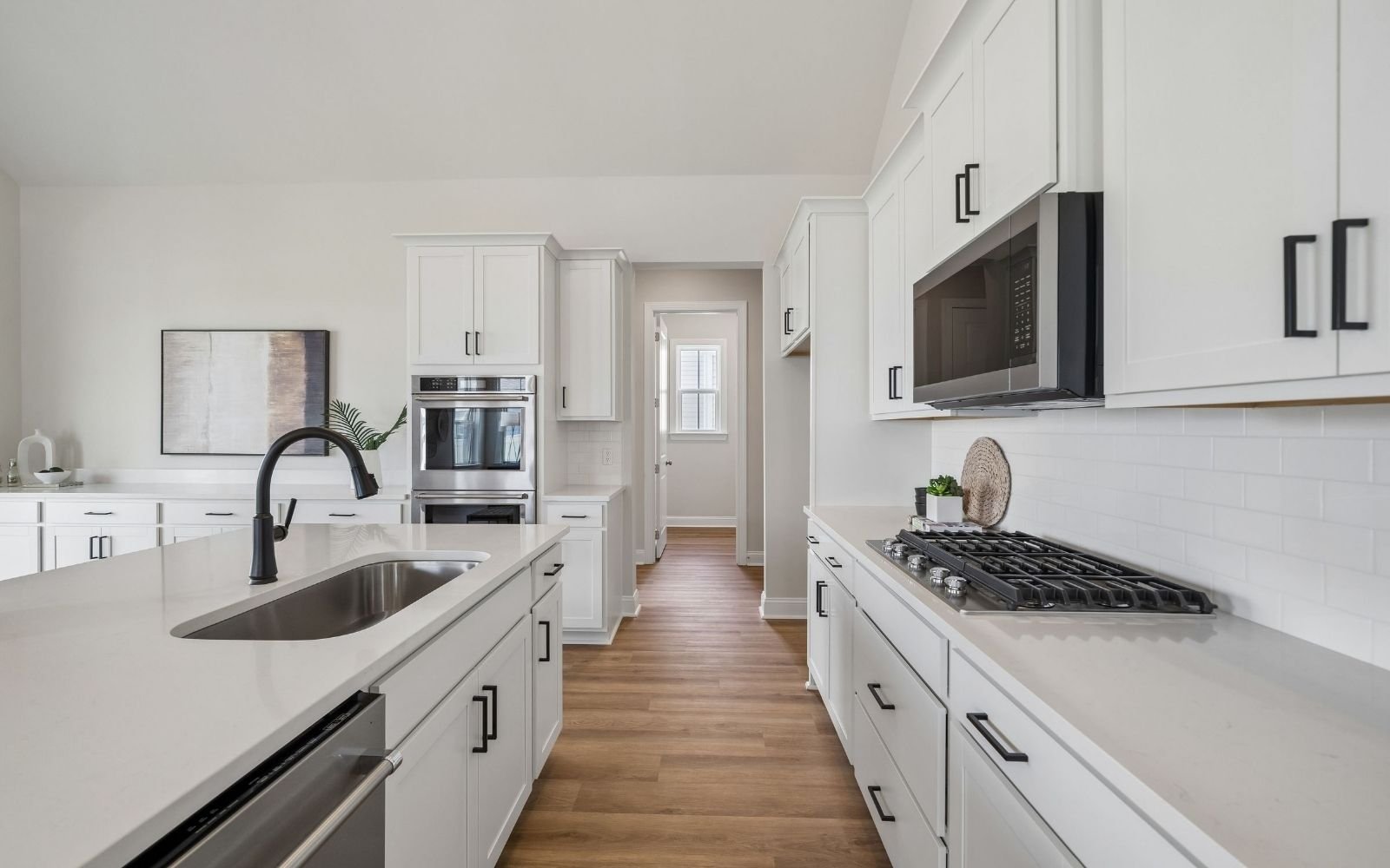 The kitchen of the Cordova by Brookfield Residential at Nexton.