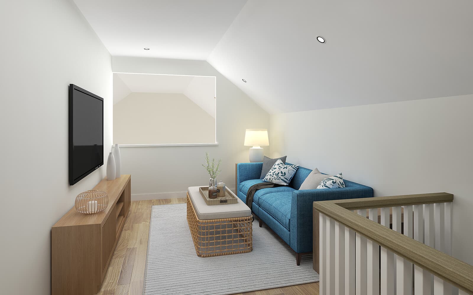 A rendering of the loft of the Cordova single family home by Brookfield Residential at Nexton.