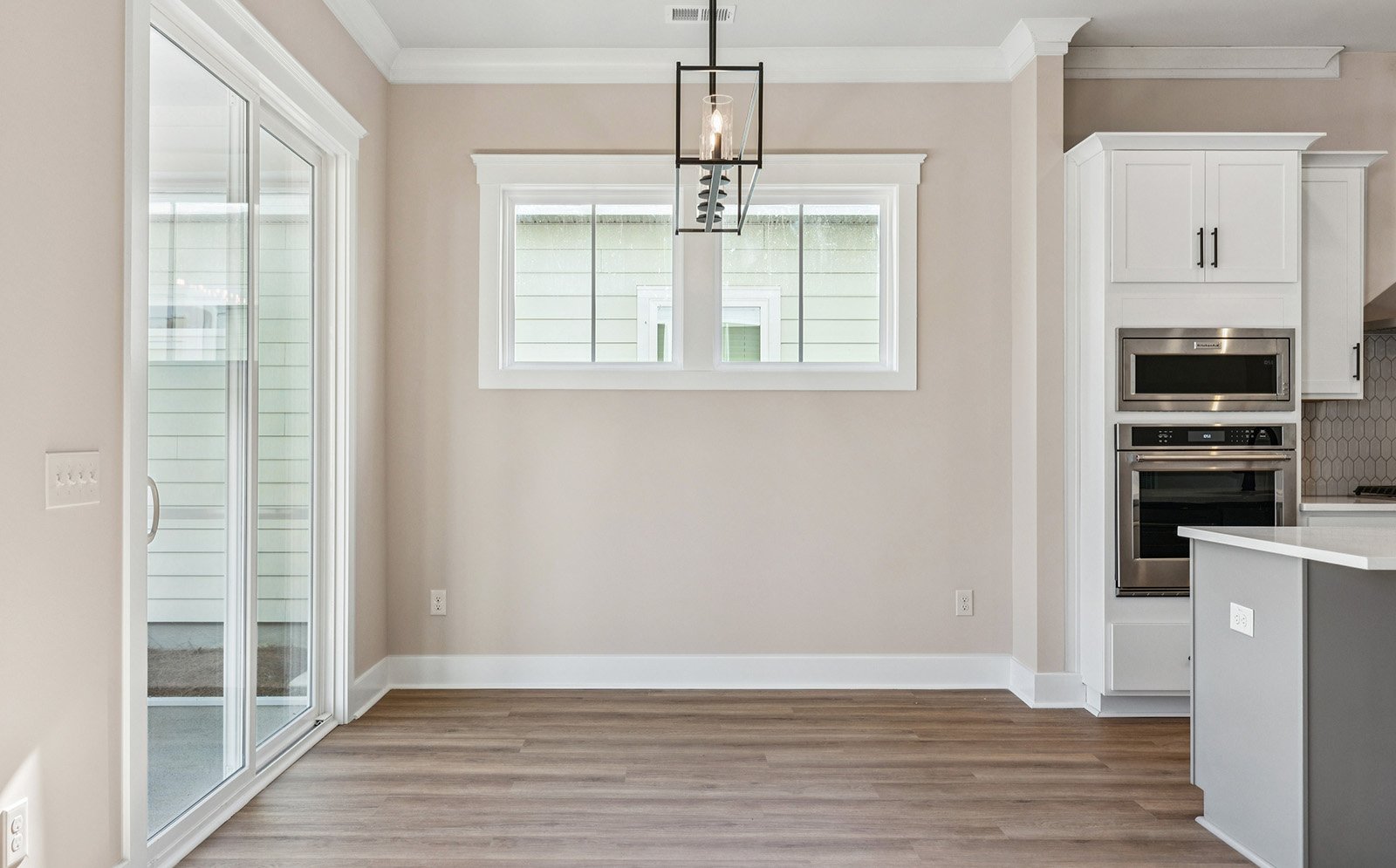 The dining room of the Preston on homesite 1583 at Nexton. 
