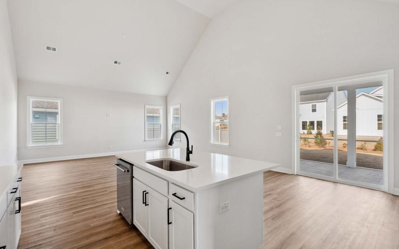 The main level of the Cordova on homesite 1657 at Nexton.