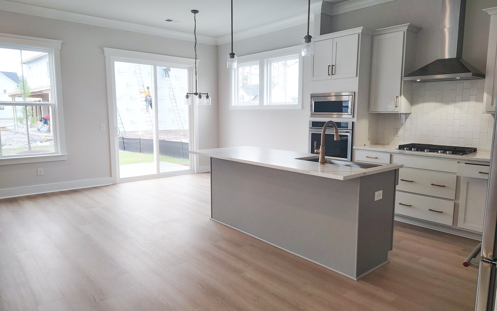 The main level of the Preston on homesite 1819 at Nexton.