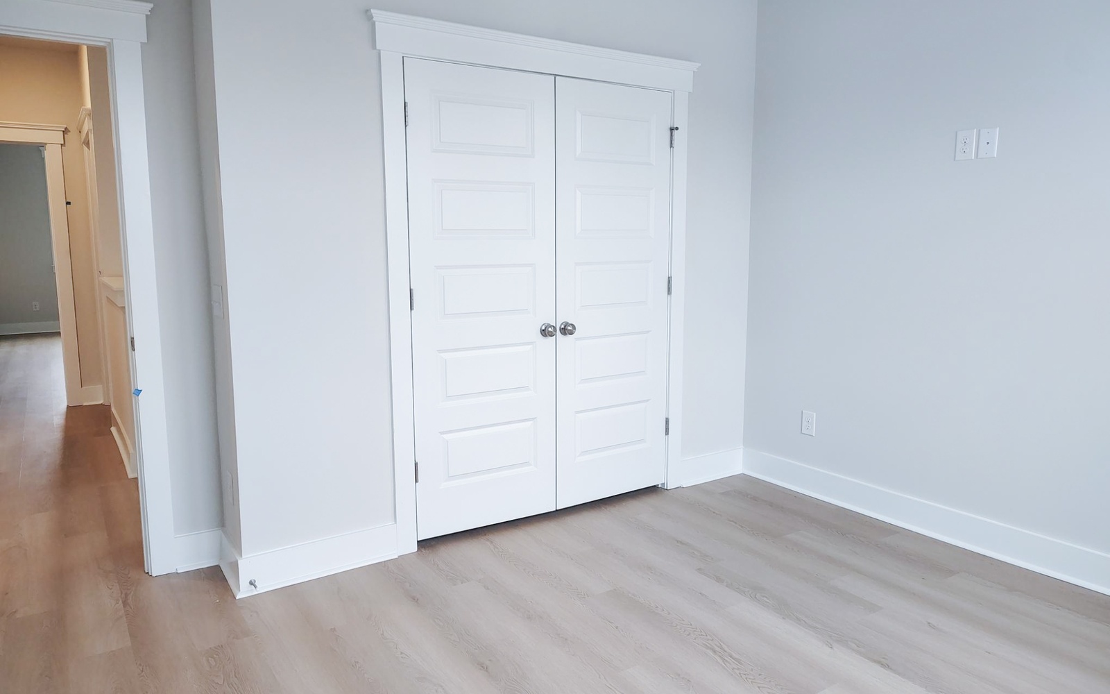 A bedroom of the Preston on homesite 1819 at Nexton.