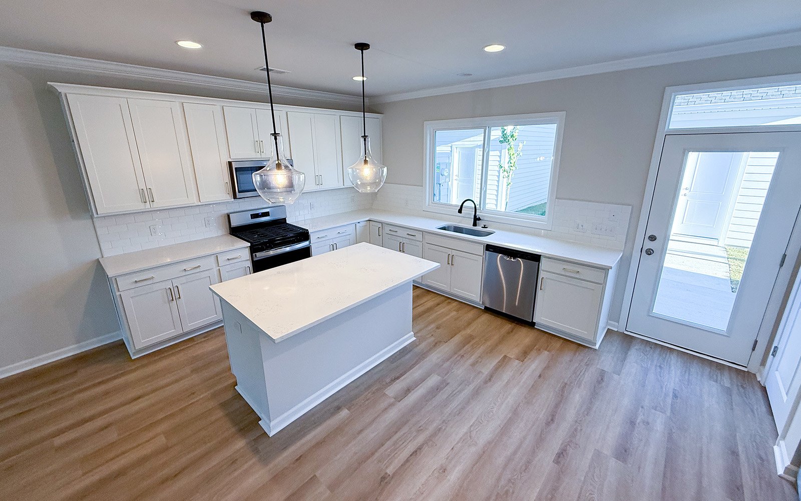 The kitchen of the Sage on homesite 202 at Nexton.