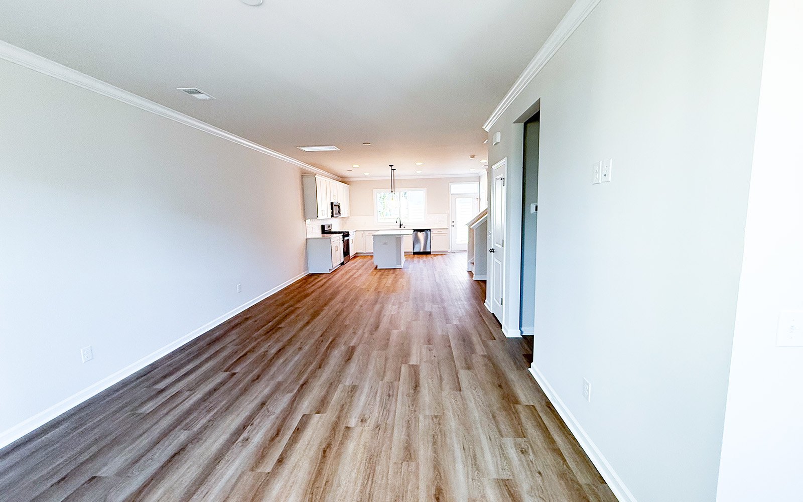 The main level of the Sage on homesite 202 at Nexton.