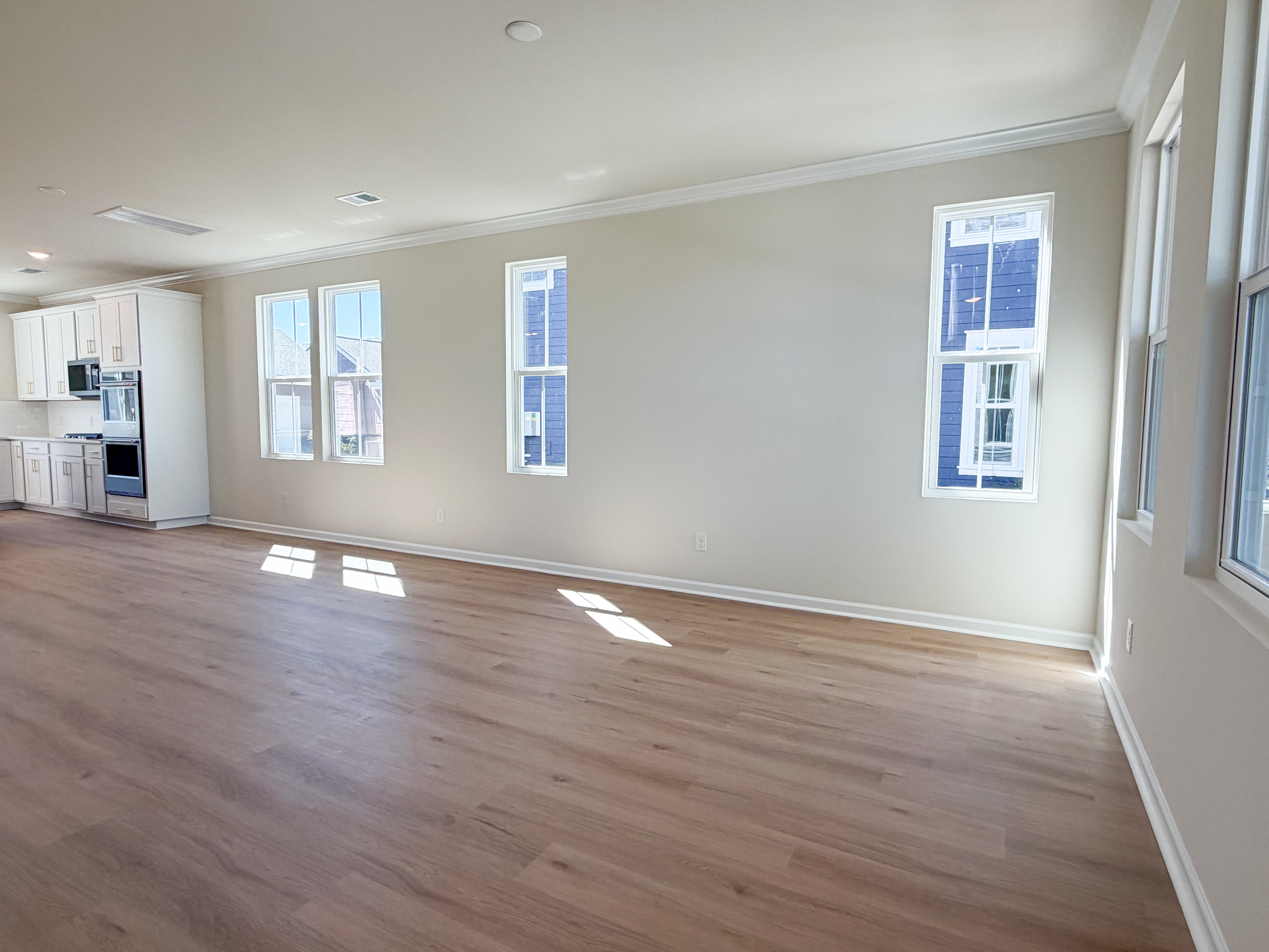 The family room of the Sage on homesite 213 at Nexton