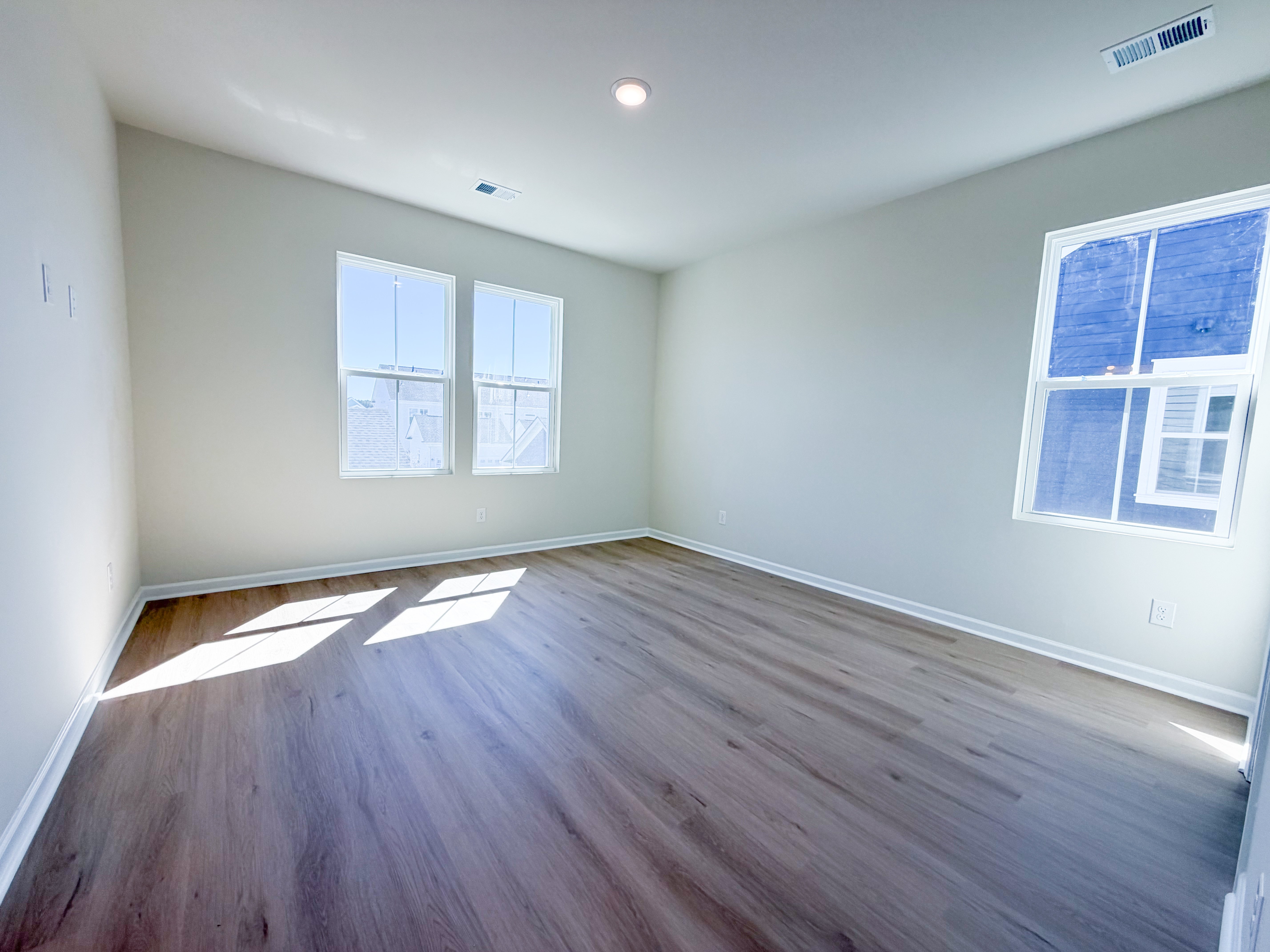 The primary bedroom of the Sage on homesite 213 at Nexton