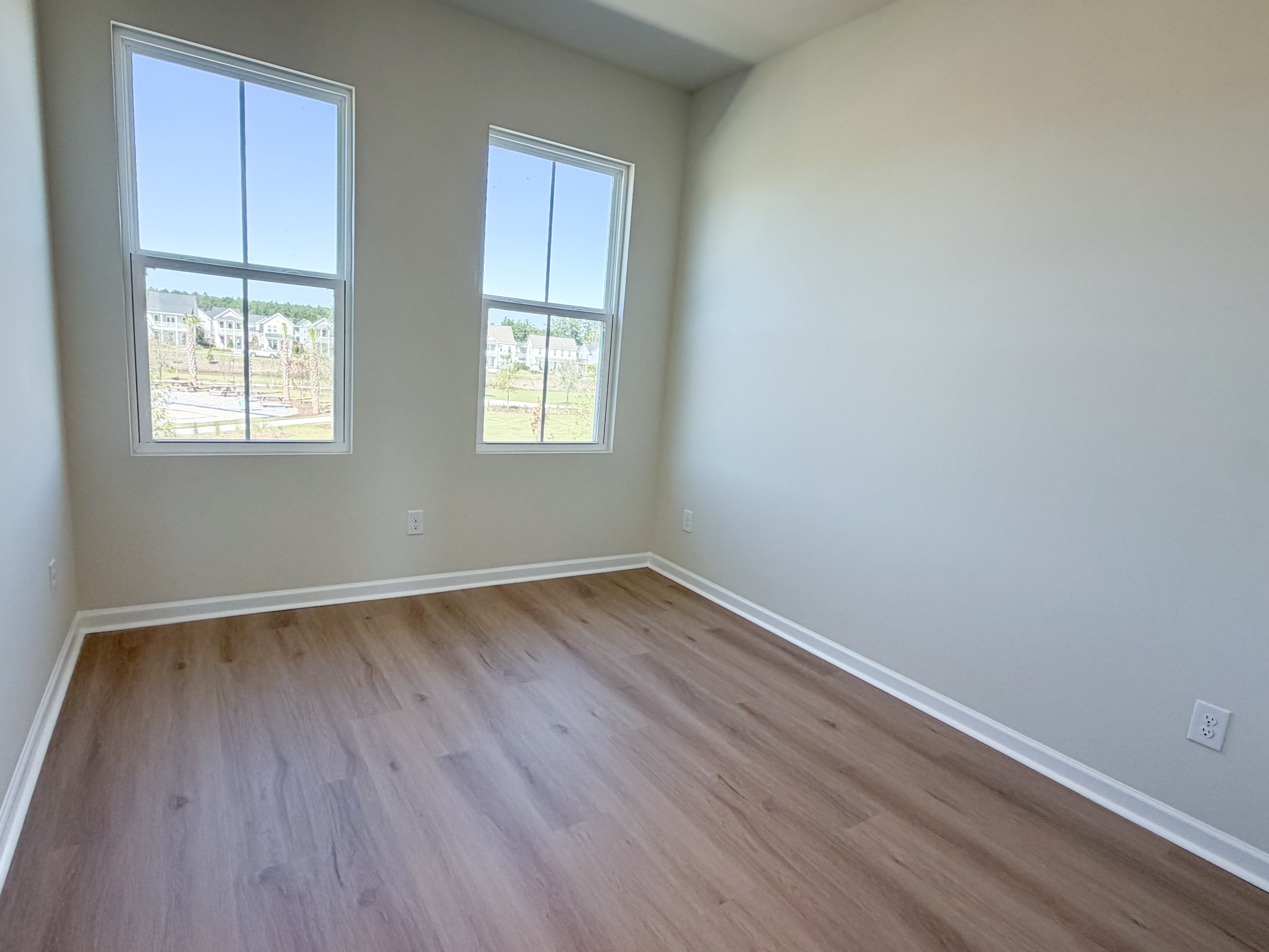 A secondary bedroom of the Sage on homesite 213 at Nexton