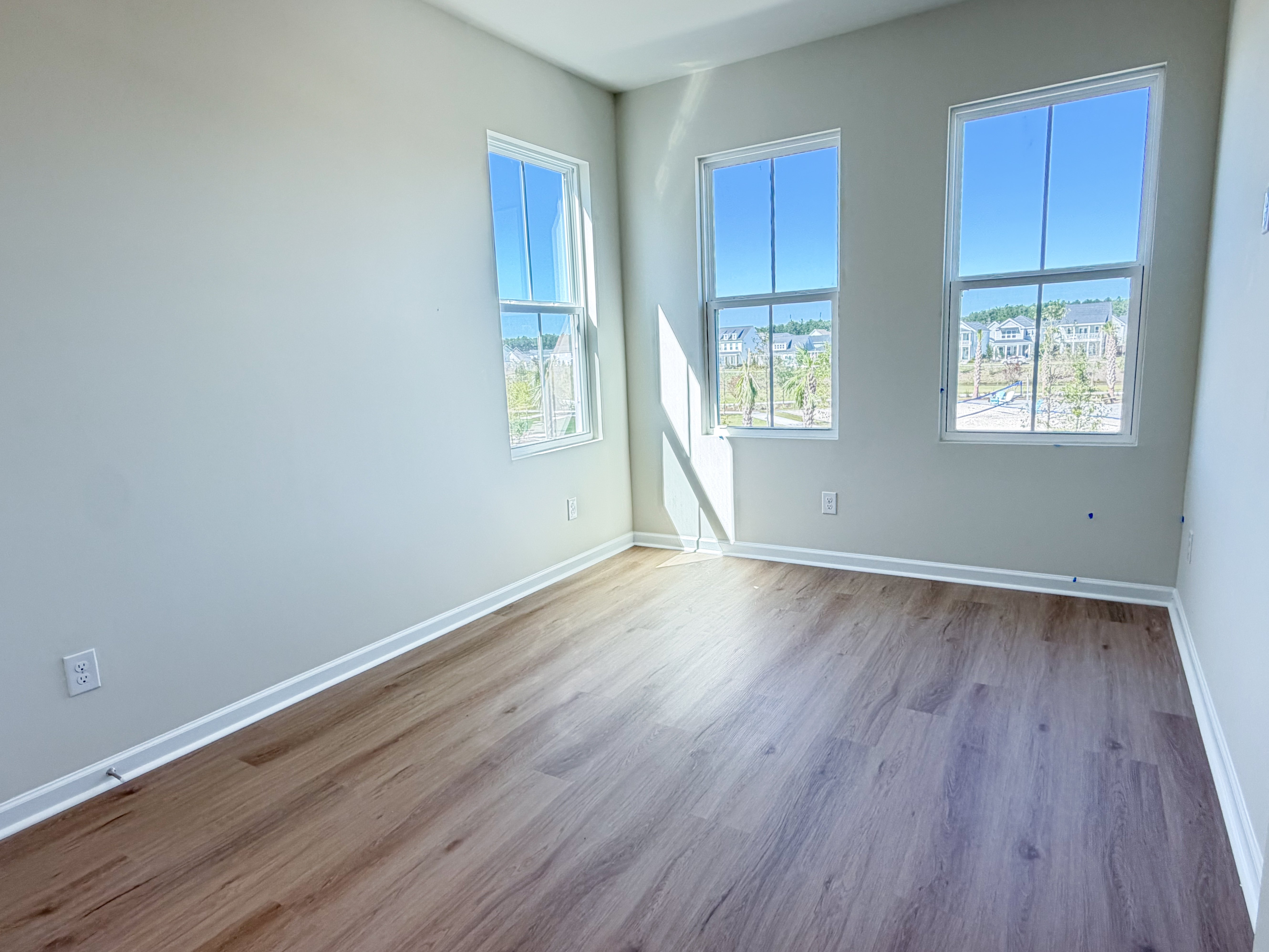 A secondary bedroom of the Sage on homesite 213 at Nexton