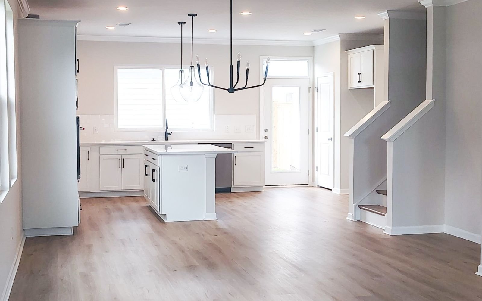 The kitchen of the Sage on homesite 223 at Nexton.